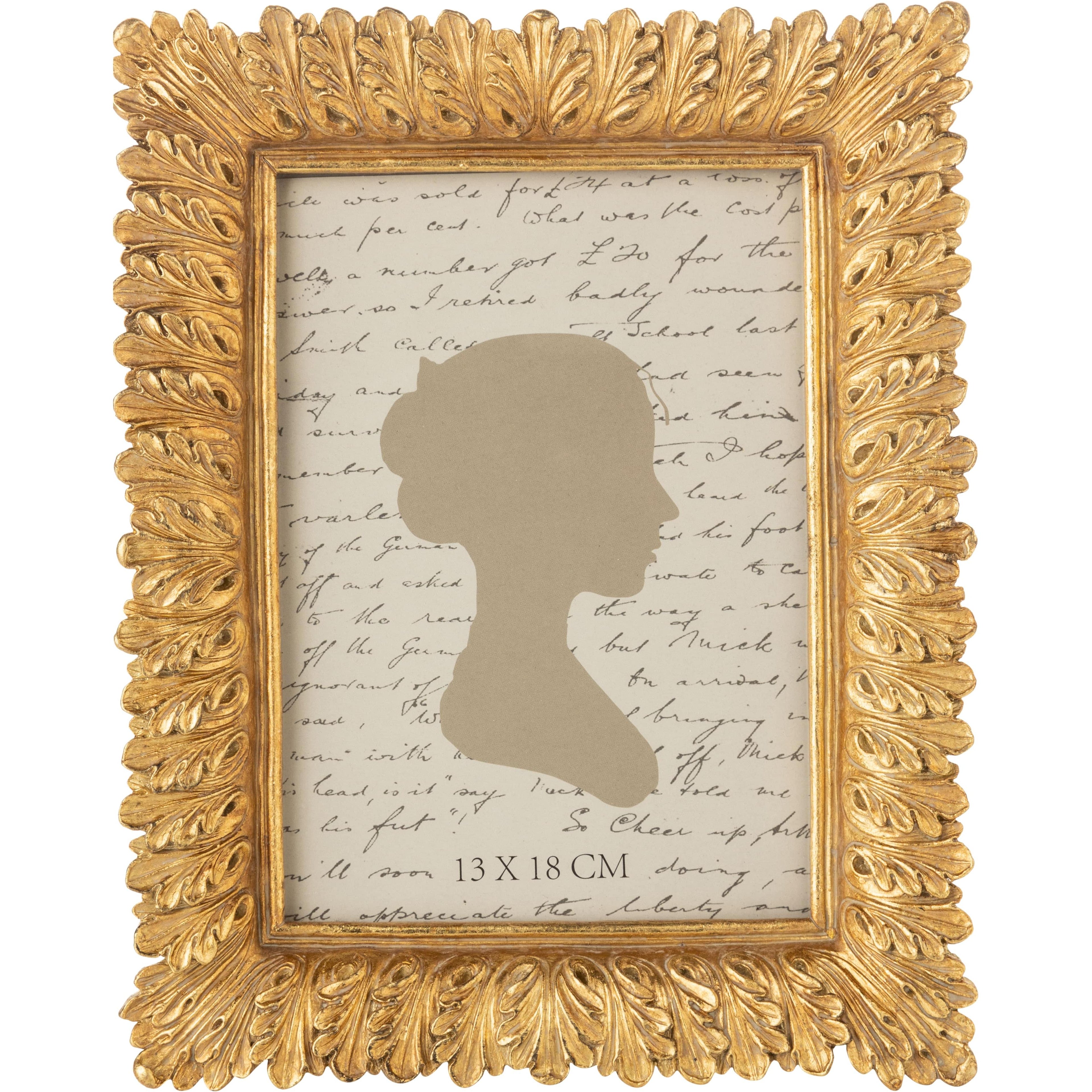 Gold Leaf Pattern Frame, 4x6