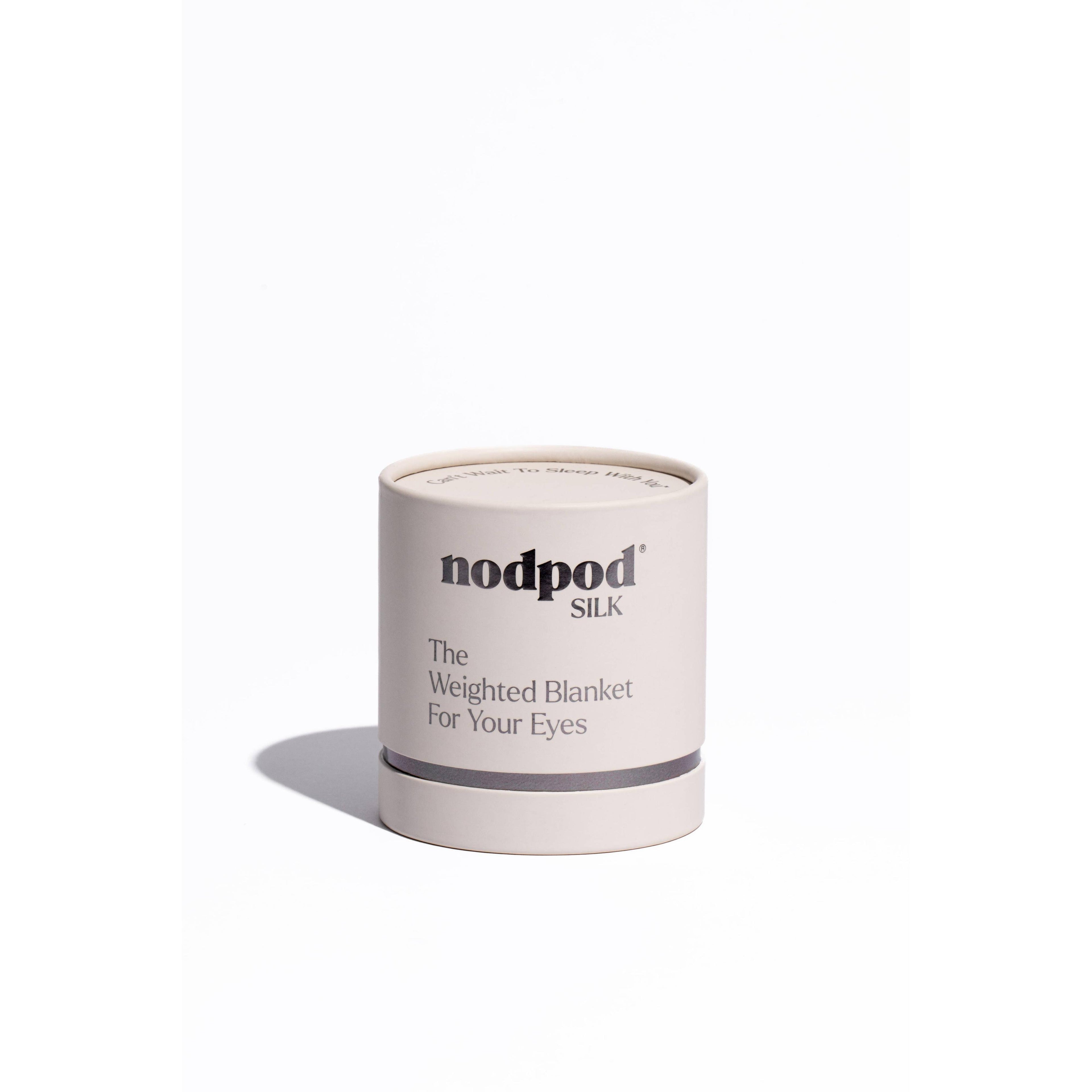 Nodpod Silk Weighted Sleep Mask - Pearl