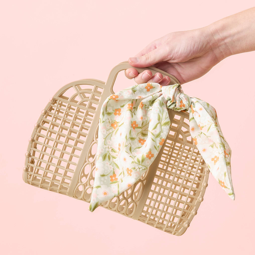 So-Jelly Basket-Floral Haven Sage