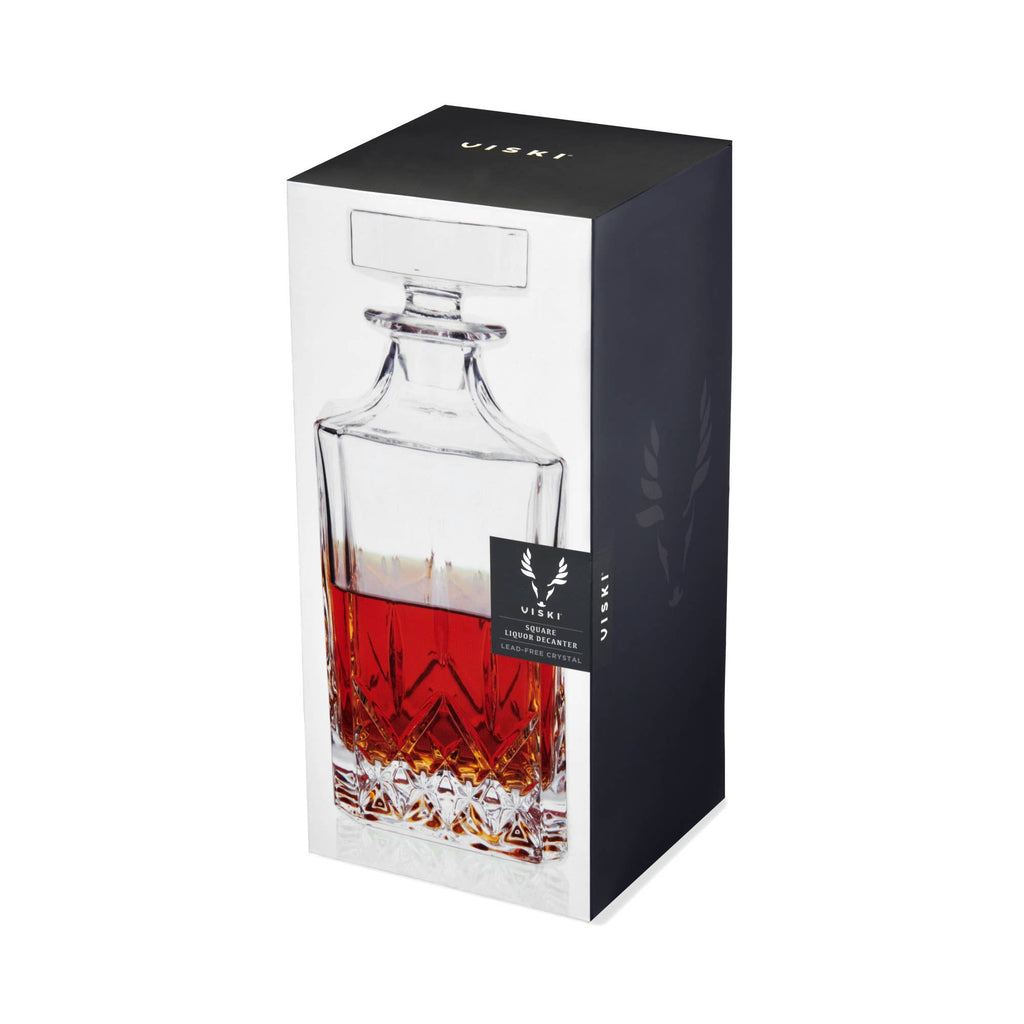 Admiral™ Vintage Style Crystal Liquor Decanter