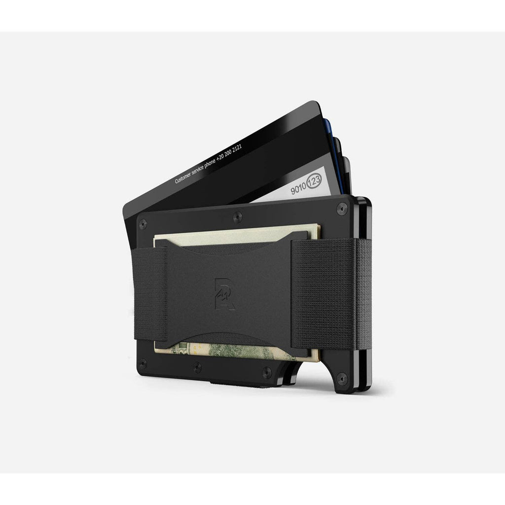 Ridge Wallet - Matte Black Titanium