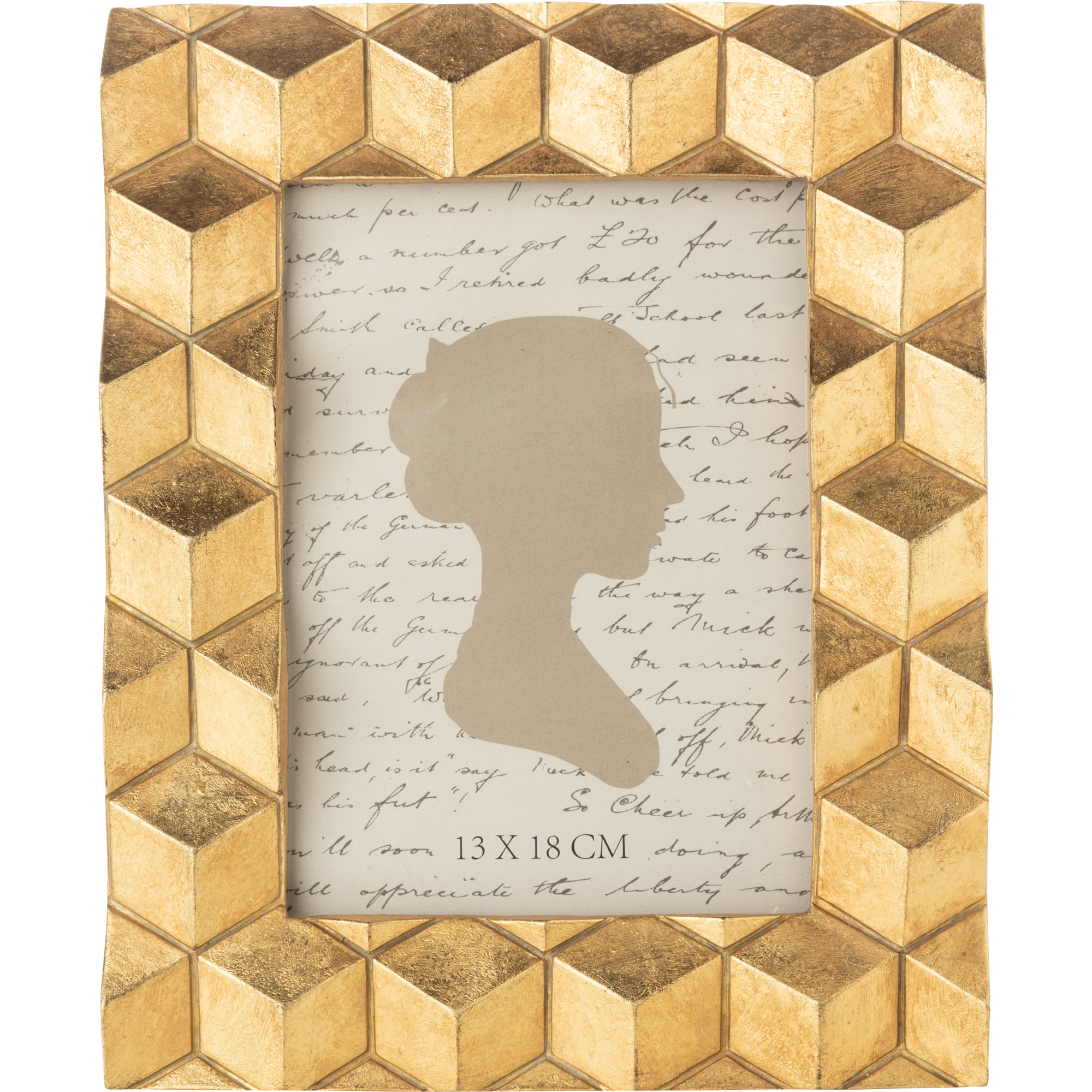 Gold Cube Frame | Bridal Shower Destini Briggs & Blake Cummings