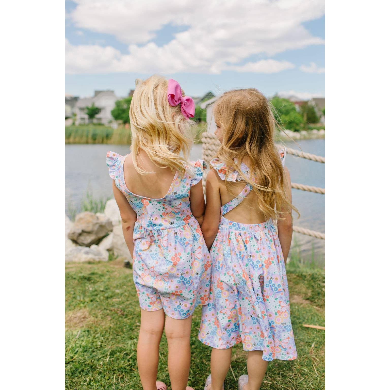 Ollie Jay Macie Romper in Butterfly Dream