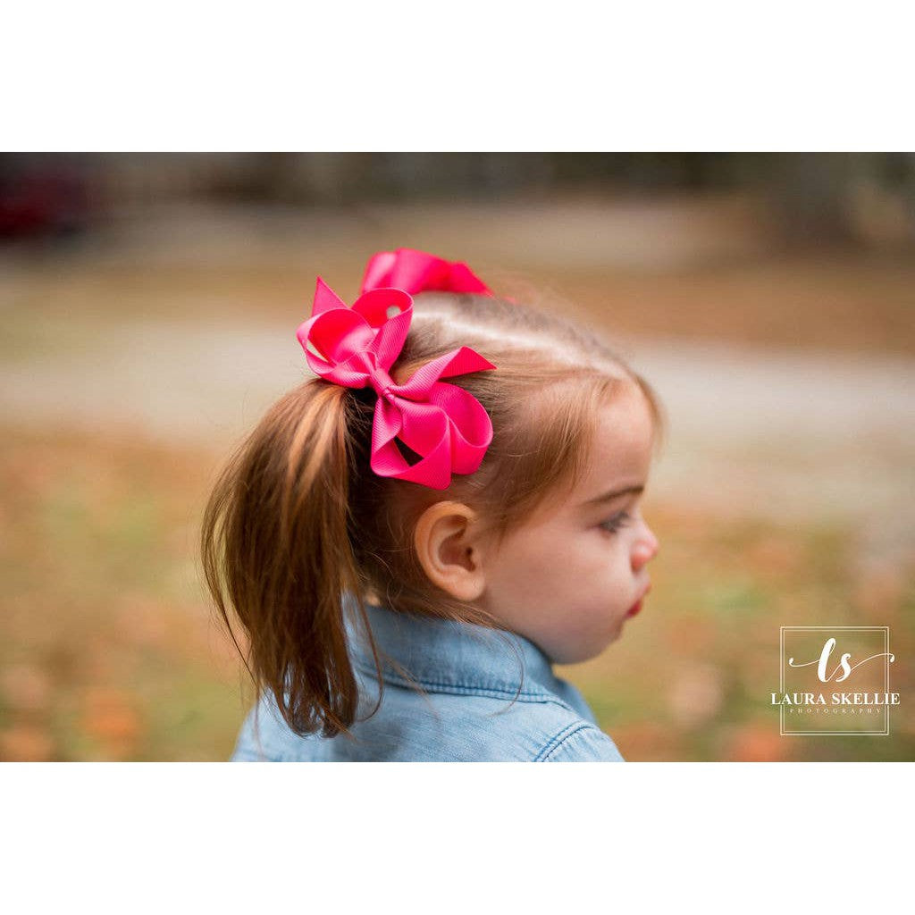 Small (4 in.) Classic Grosgrain Bow by Color