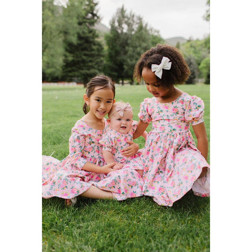 Ollie Jay Skirted Leo in Peach Bouquet