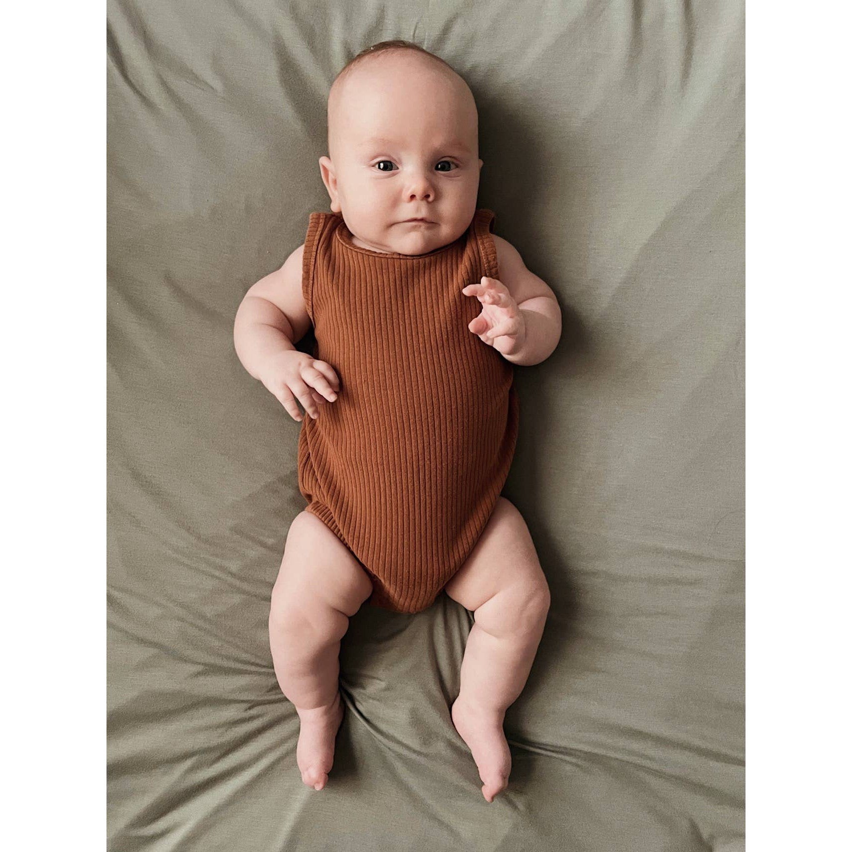 Presley, Organic Ribbed Bodysuit