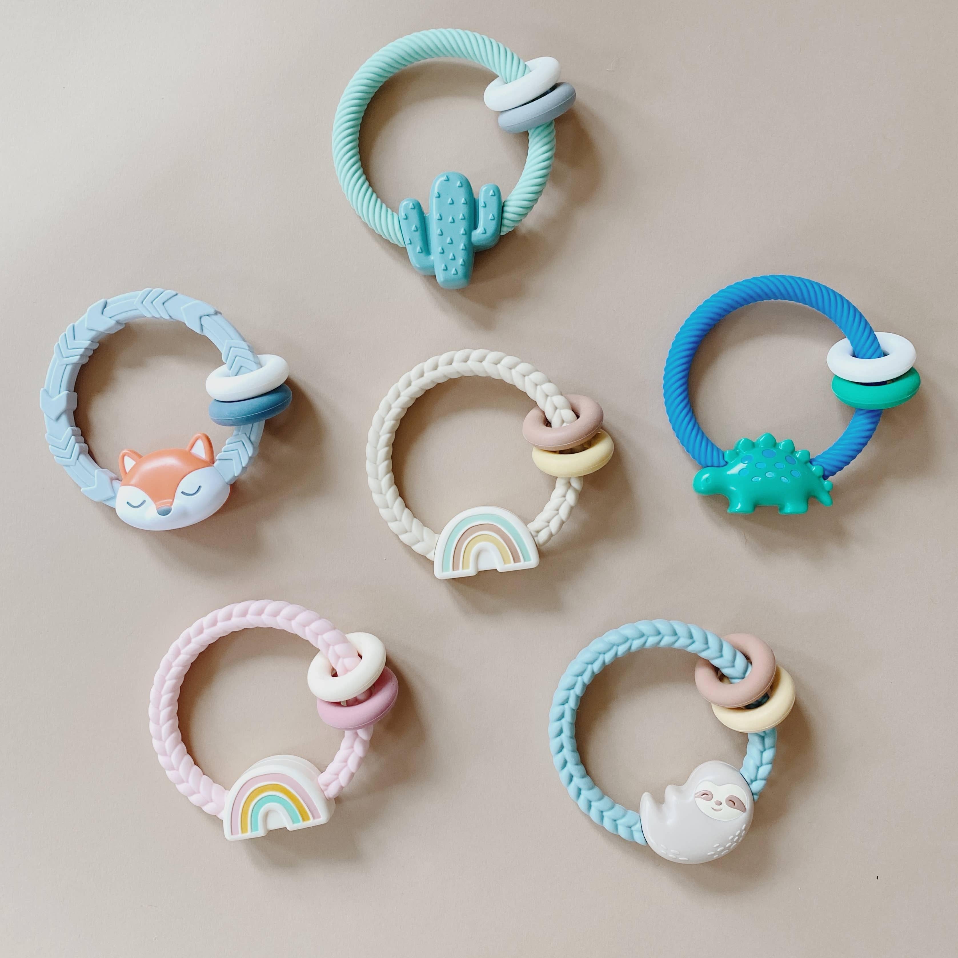 Ritzy Rattle Silicone Teether Rattles