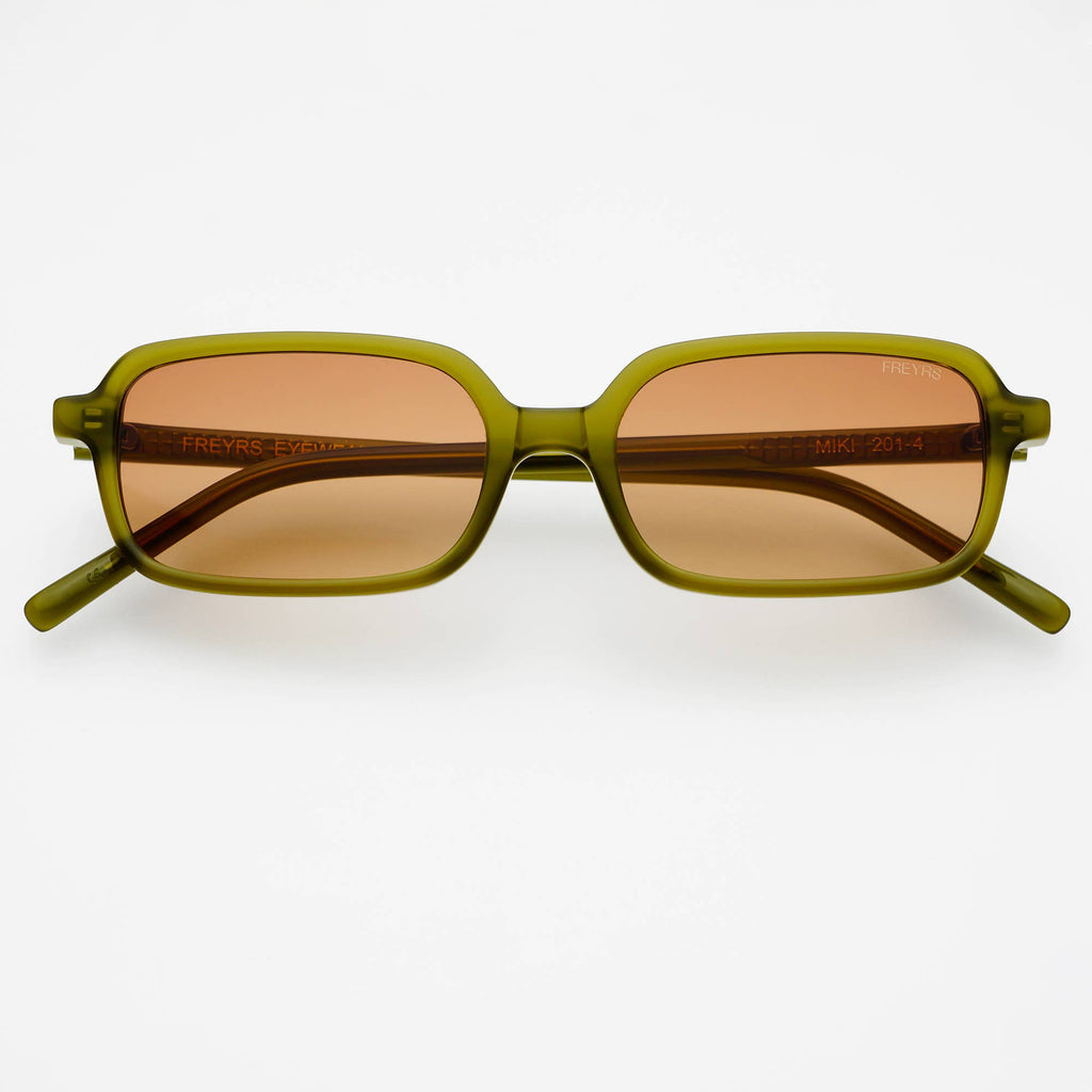 Miki Acetate Rectangular Unisex Sunglasses