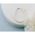 Girls Sterling Silver Pearl Baby Bracelet Kids Jewelry