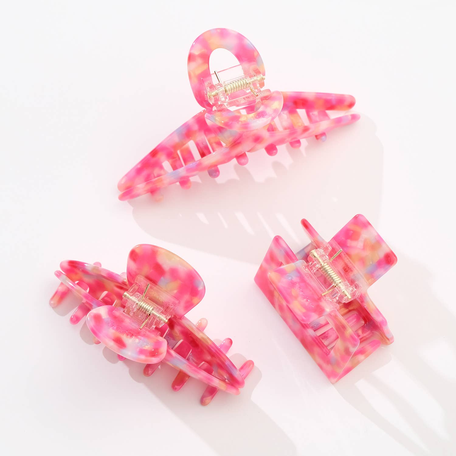 Pink Punch Claw Clips