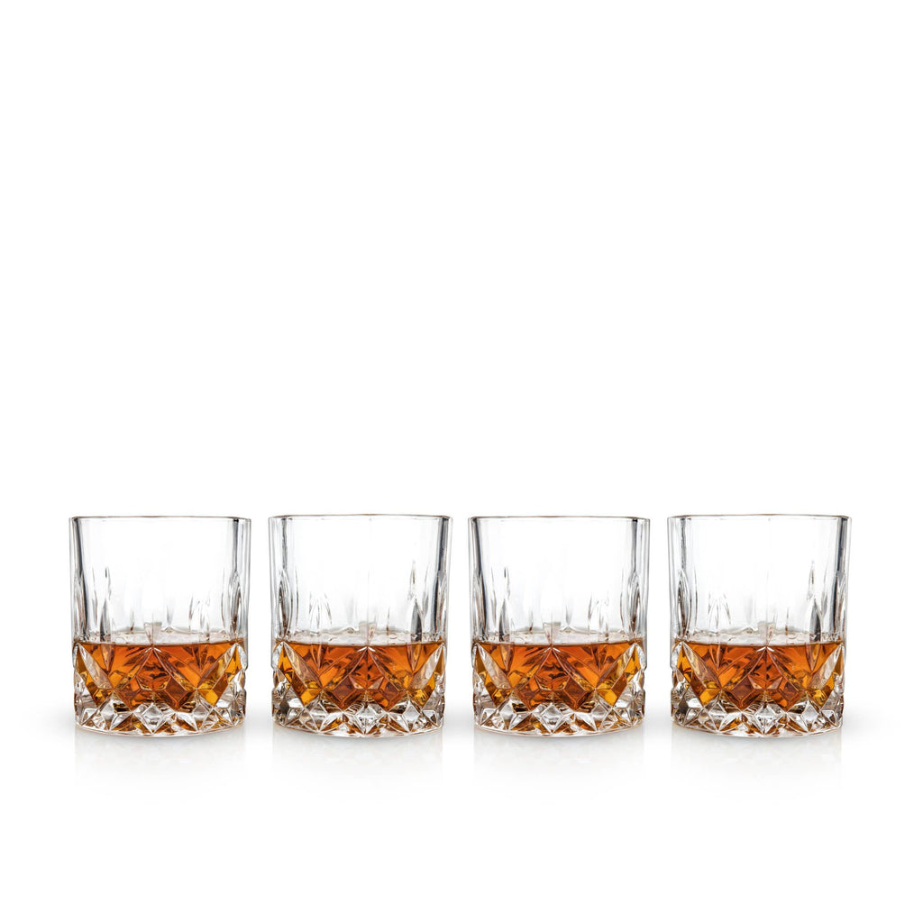 Admiral™ Vintage Style Crystal Tumblers Set of 4