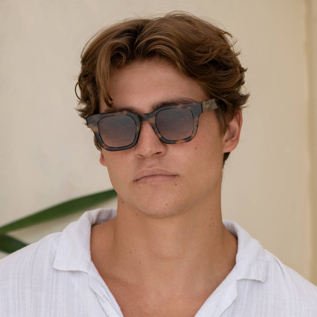 Atlas Acetate Mens Rectangular Sunglasses