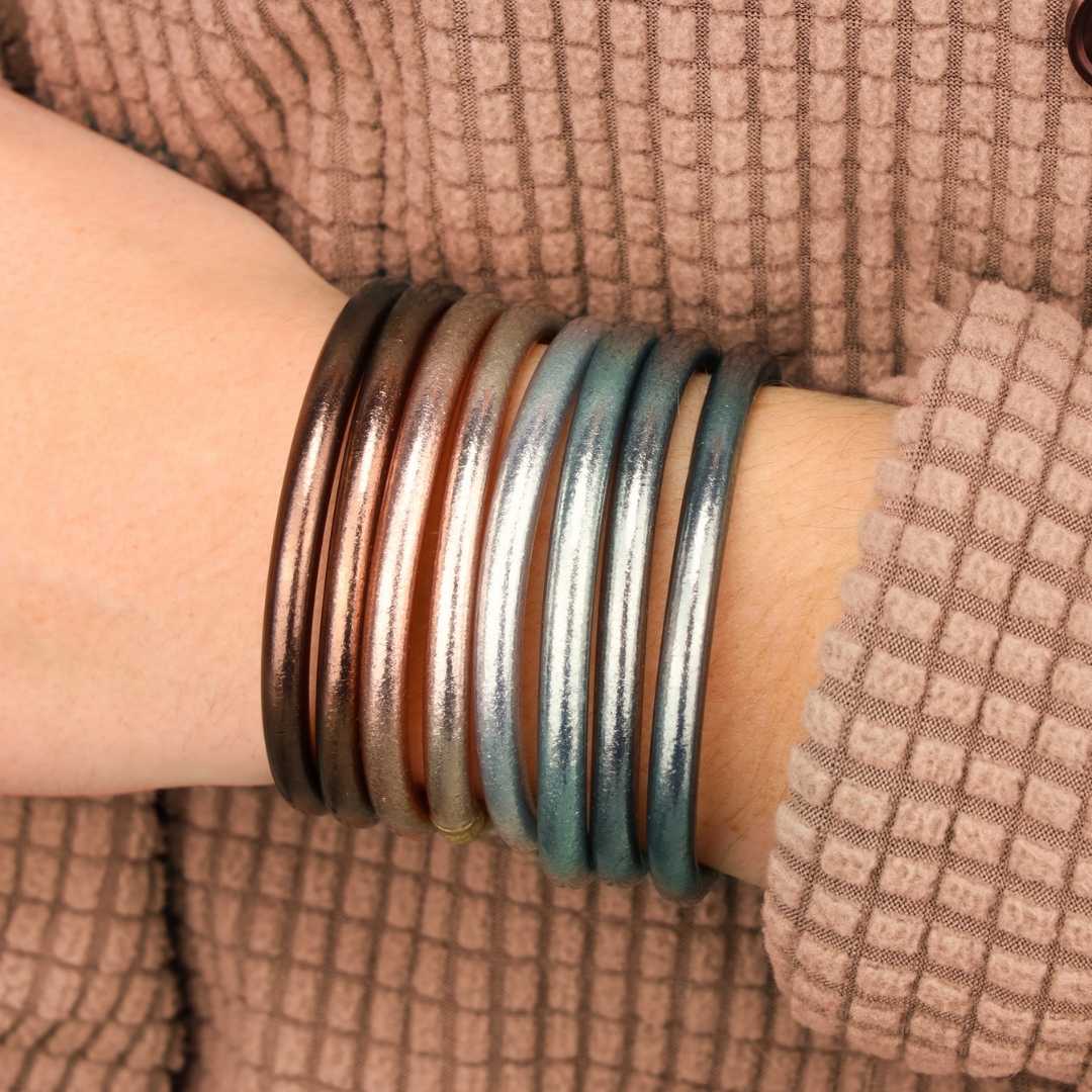 Fawn All Weather Bangles® (Set of 4) - Serenity Prayer