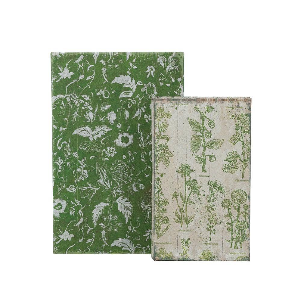 Botanical Heritage Book Storage Boxes