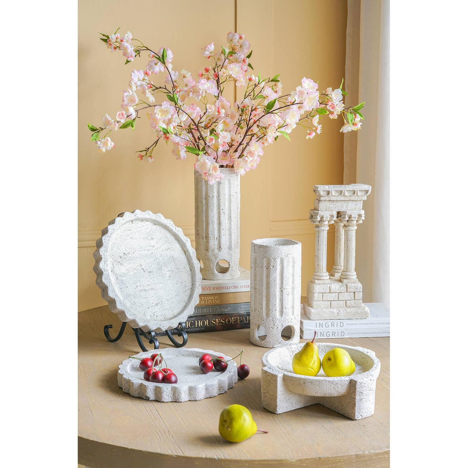 Sandstone Round Decorative Trays