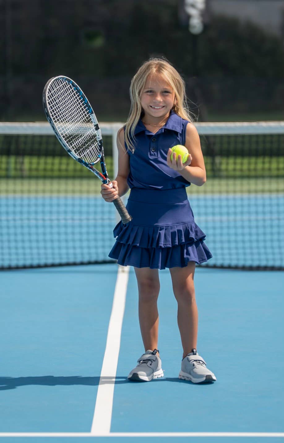 Eden Polo Skort Set Navy