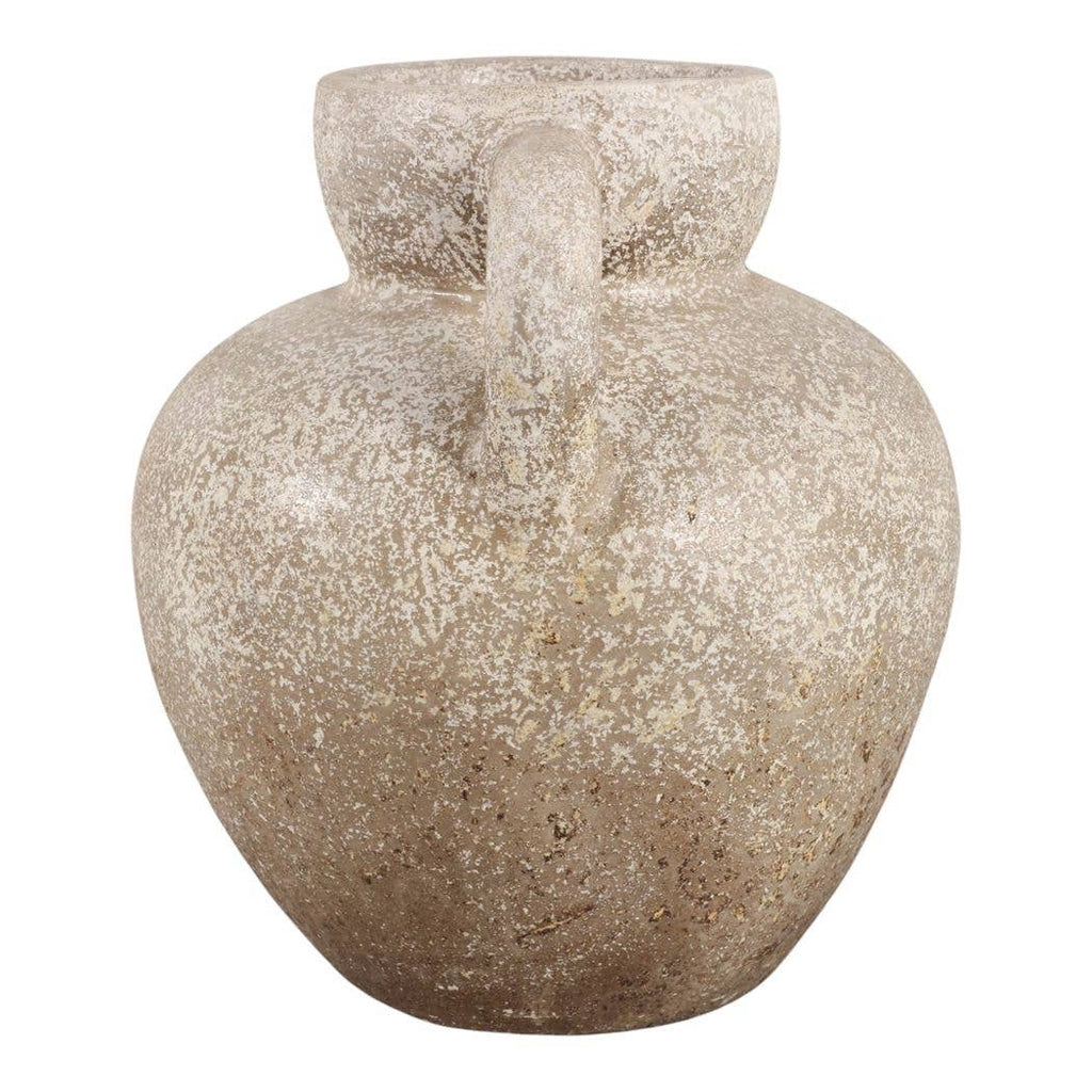 Decorative Vase - Brown/Gold Terracotta Rustic, 12.75 in.