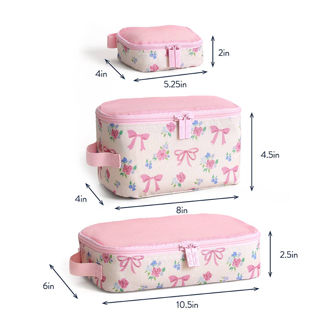 Ribbons + Roses Pack Like A Boss Packing Cubes
