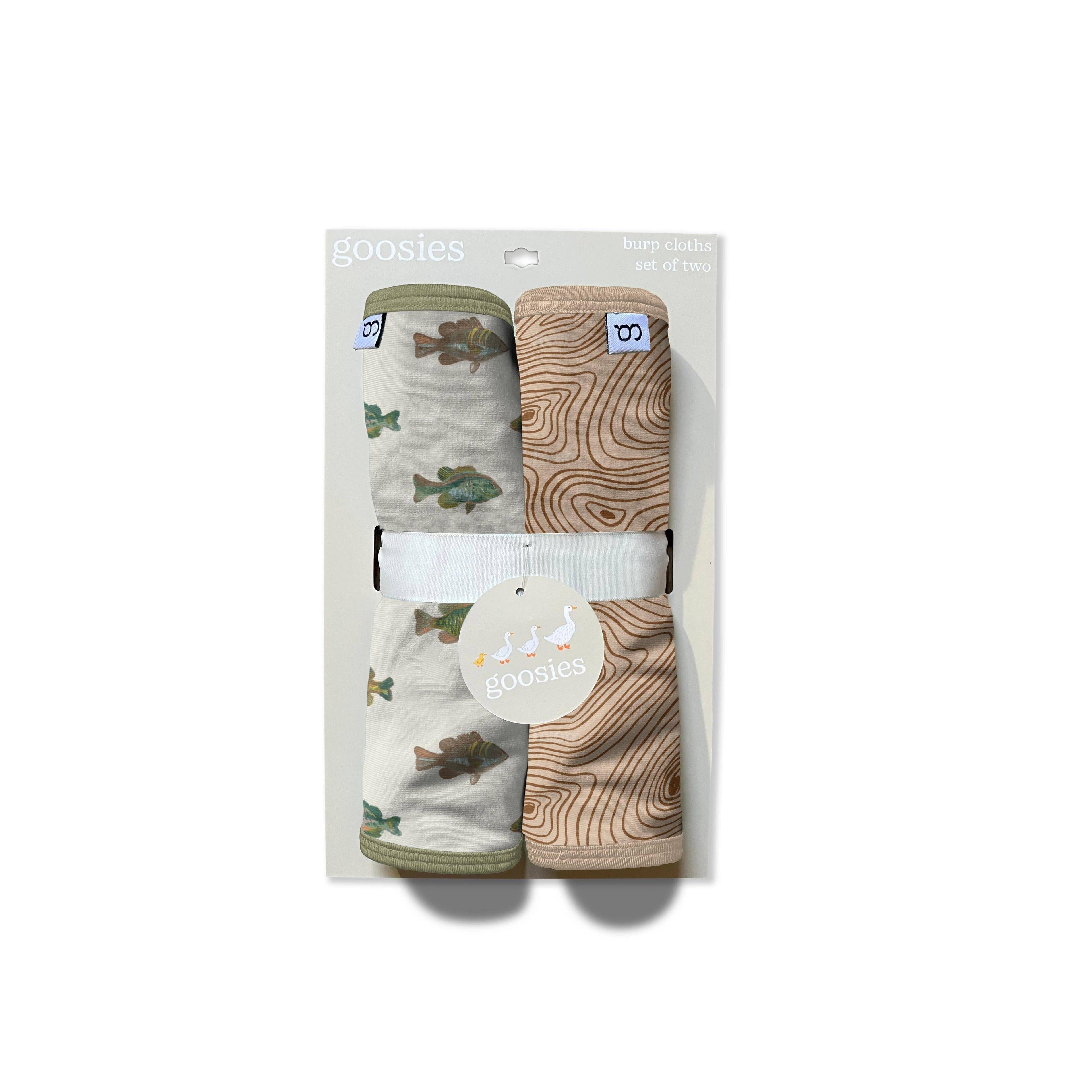 Burp Cloth Set, Lake Fish | Baby Shower Jayton Scarborough