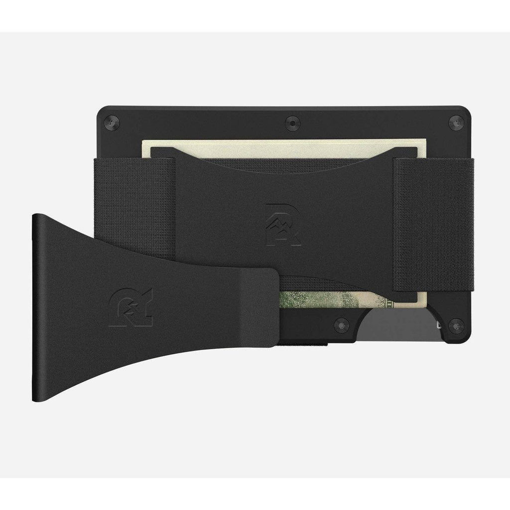 Ridge Wallet - Matte Black Titanium