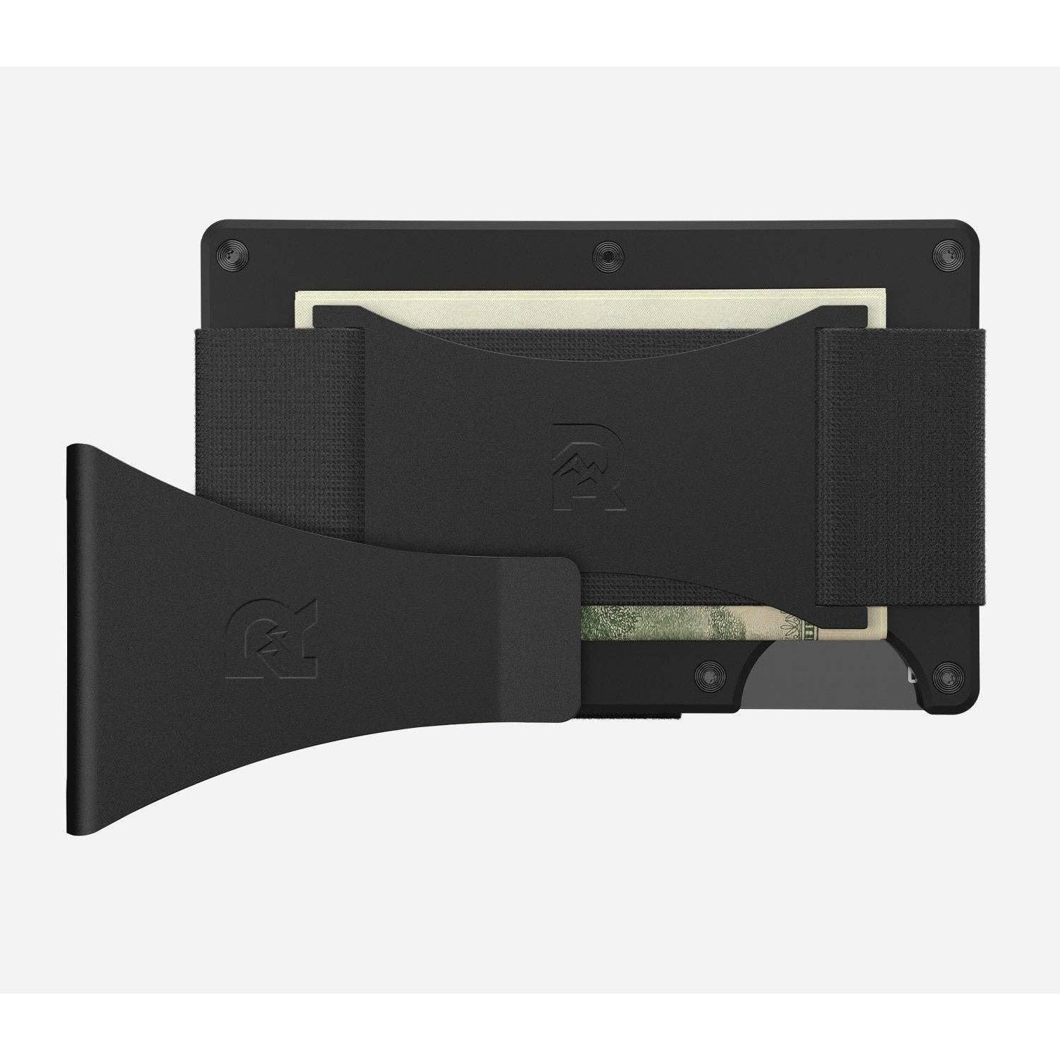 Ridge Wallet - Matte Black Titanium