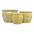 Ceramic Chinoiserie Planter Pots