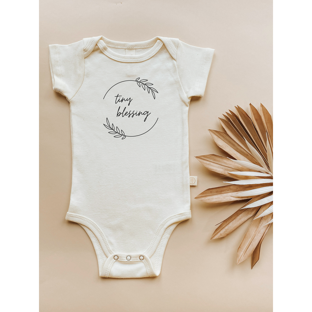 Tiny Blessing Organic Cotton Bodysuit | Short Sleeve