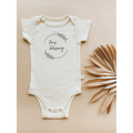 Tiny Blessing Organic Cotton Bodysuit | Short Sleeve
