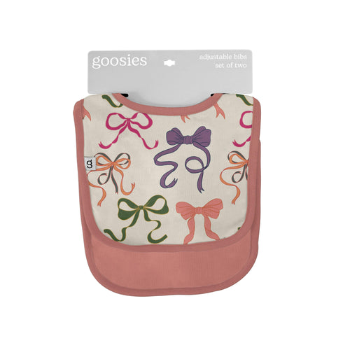 Goosies Bib Set of 2, Bows