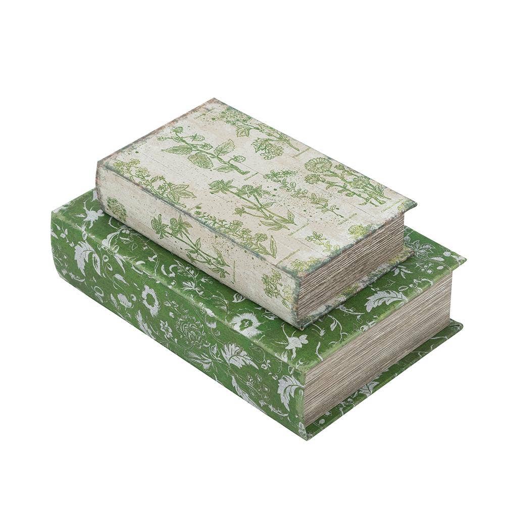 Botanical Heritage Book Storage Boxes