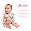 Convertible Zip Pajamas with Ruffles, Bows