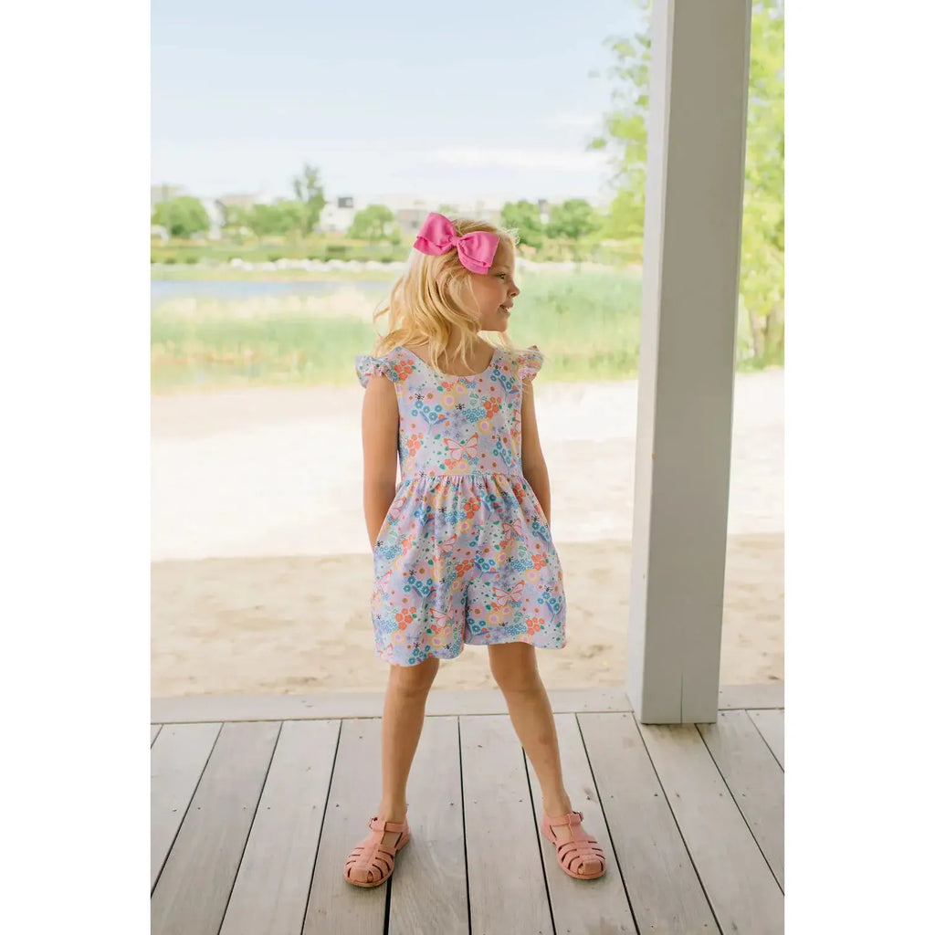 Ollie Jay Macie Romper in Butterfly Dream