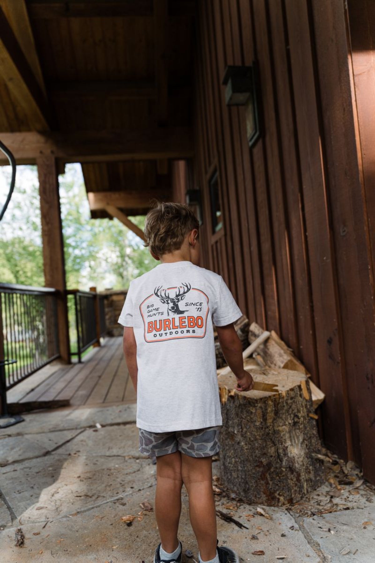 Burlebo Youth Short Sleeve Graphic Tees (Limited Item) - Oatmeal