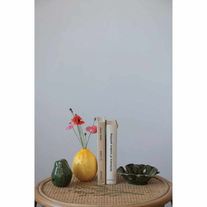 Stoneware Leaf Shaped Bowl, Redraft Glaze | Bridal Shower Kloye Sonmor & Levi Birdwell