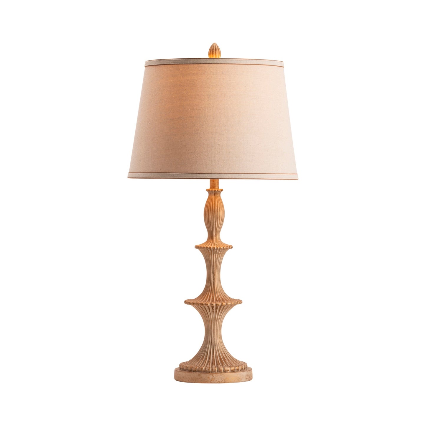 Kellum Carved Composition Table Lamp
