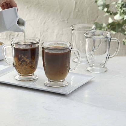 Kona Glass Coffee Mugs, 16-ounce, Set of 6 | Bridal Shower Paige Estes & Levi Harville