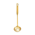 Stainless Steel Slotted Ladle Spoon, Gold | Bridal Shower Makayla Smith and Micah McArthur