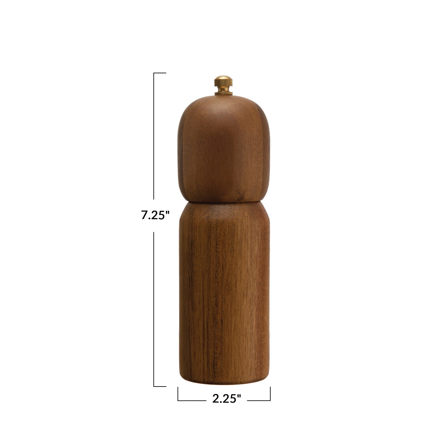 Acacia Wood Salt/Pepper Mill, Natural | Bridal Shower Maelynn McKinney & Harrison Lee