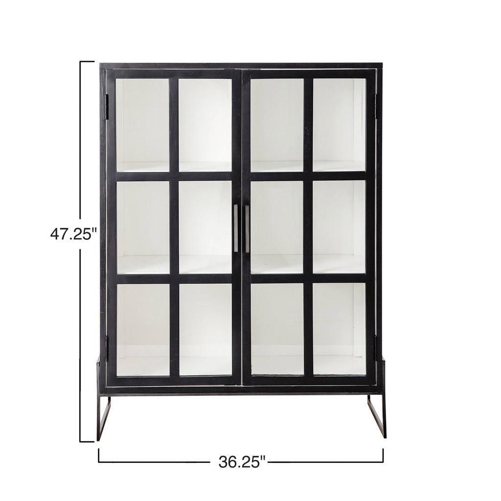 Cabinet with Glass Doors