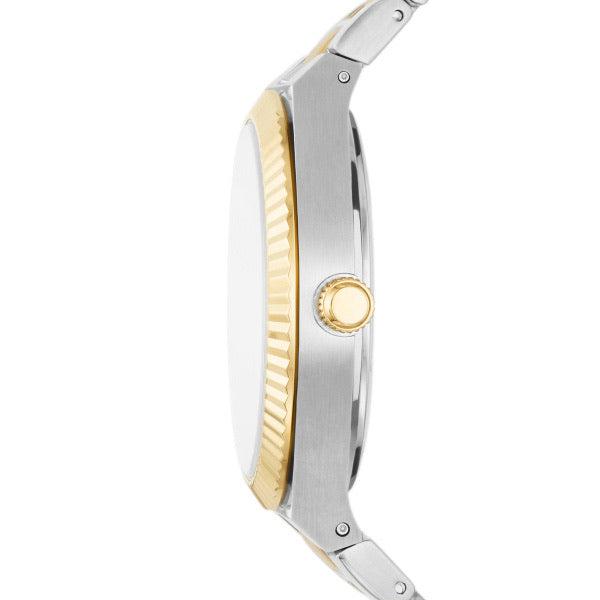 FOSSIL Women's Scarlette Quartz Two-Tone Stainless Steel Bracelet Watch, 38mm