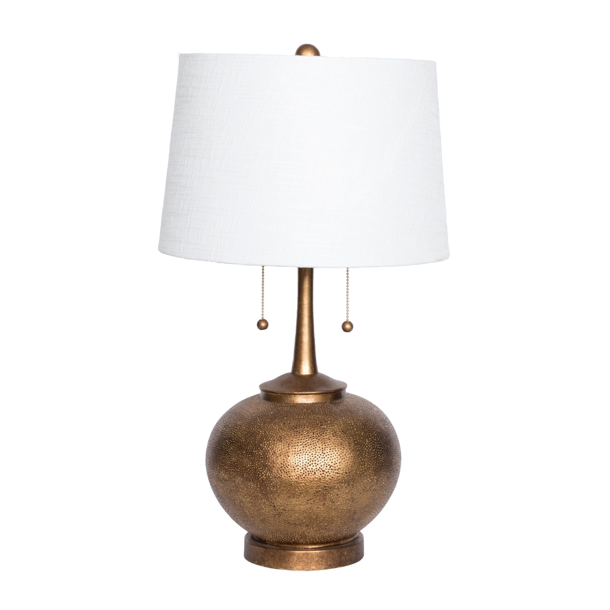 Seurat Hammered Resin Table Lamp