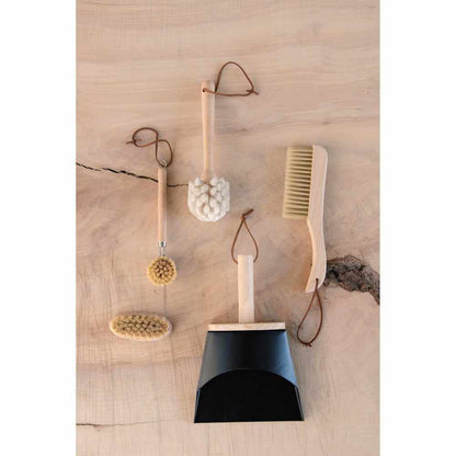 Beech Wood Brushes with Leather Strap | Bridal Shower Paige Estes & Levi Harville