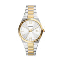 FOSSIL Women's Scarlette Quartz Two-Tone Stainless Steel Bracelet Watch, 38mm