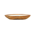 Teak Candle Boat