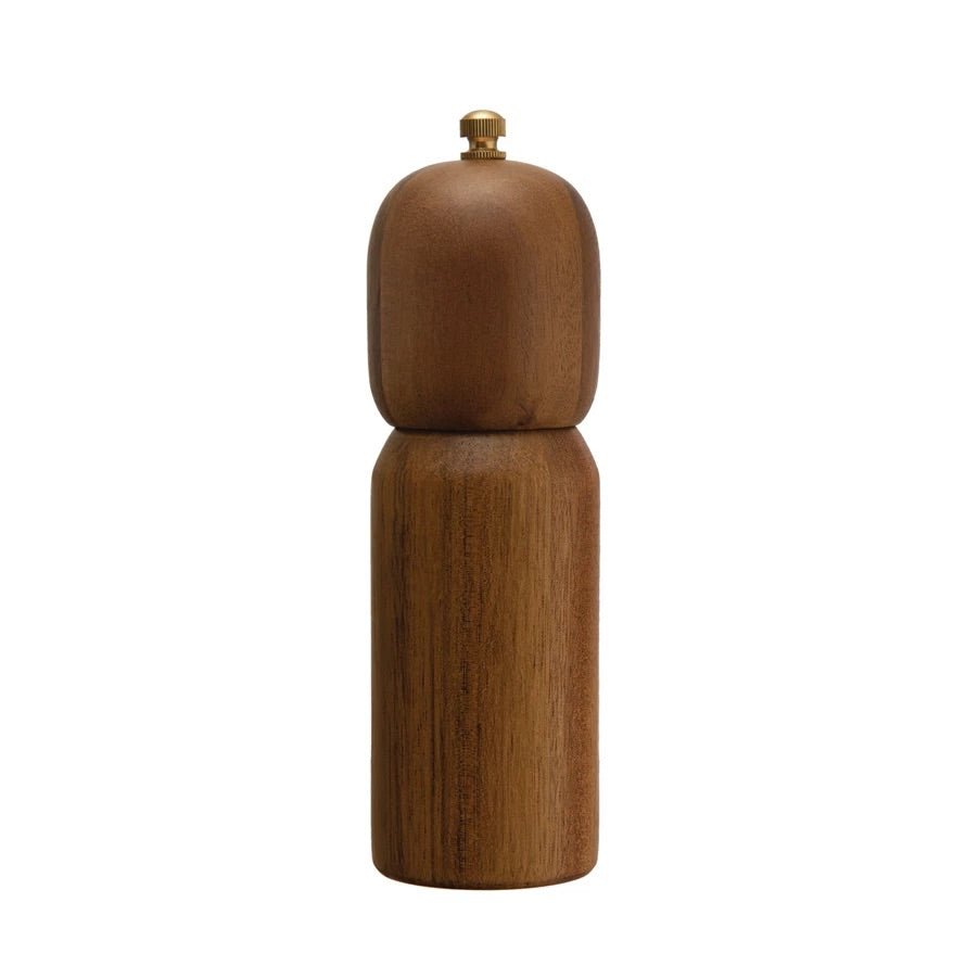 Acacia Wood Salt/Pepper Mill, Natural | Bridal Shower Maelynn McKinney & Harrison Lee