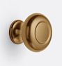 Howell Cabinet Knob in Heritage Brass
