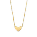 Ari Heart Necklace, 18k Gold Vermeil