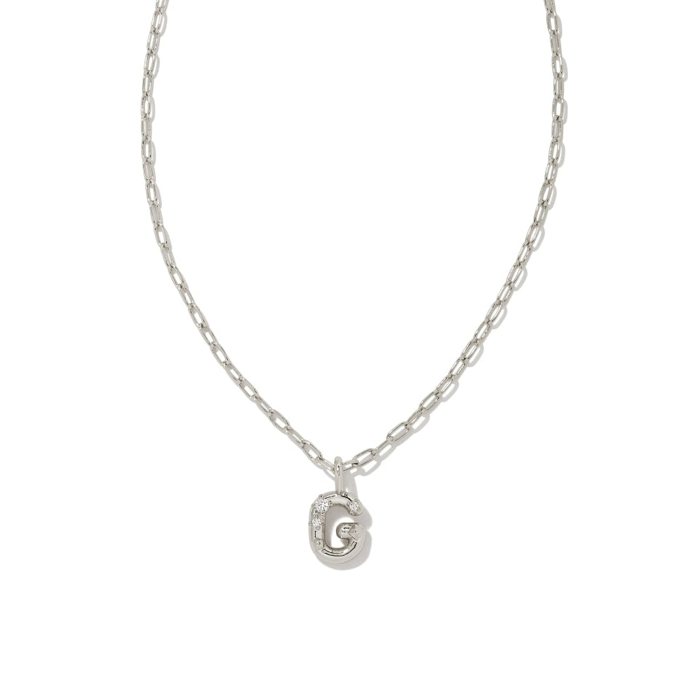 14k Yellow Gold, Claire Mini Lower Case Initial G Necklace - The Black Bow  Jewelry Company
