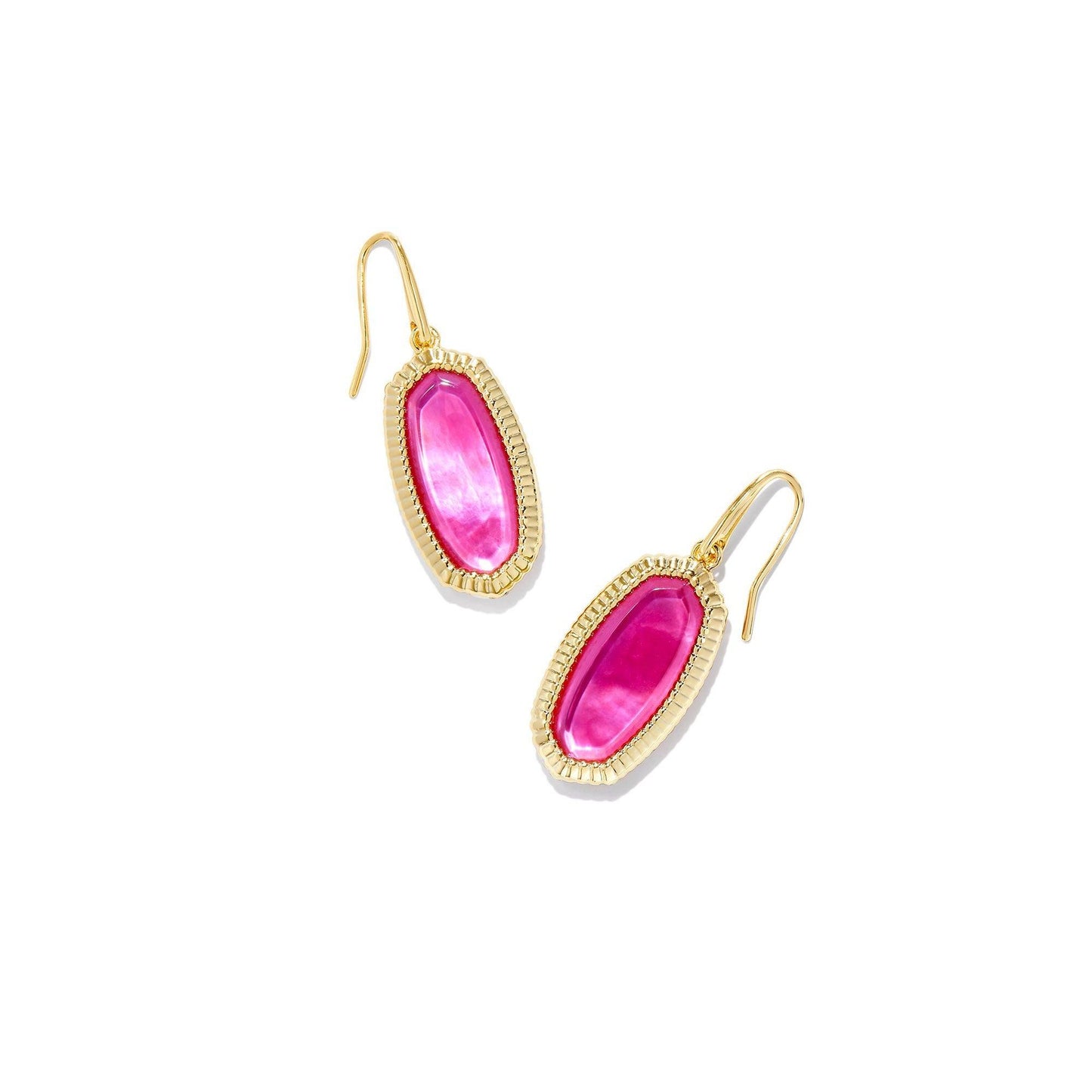 Dani Ridge Frame Drop Earrings