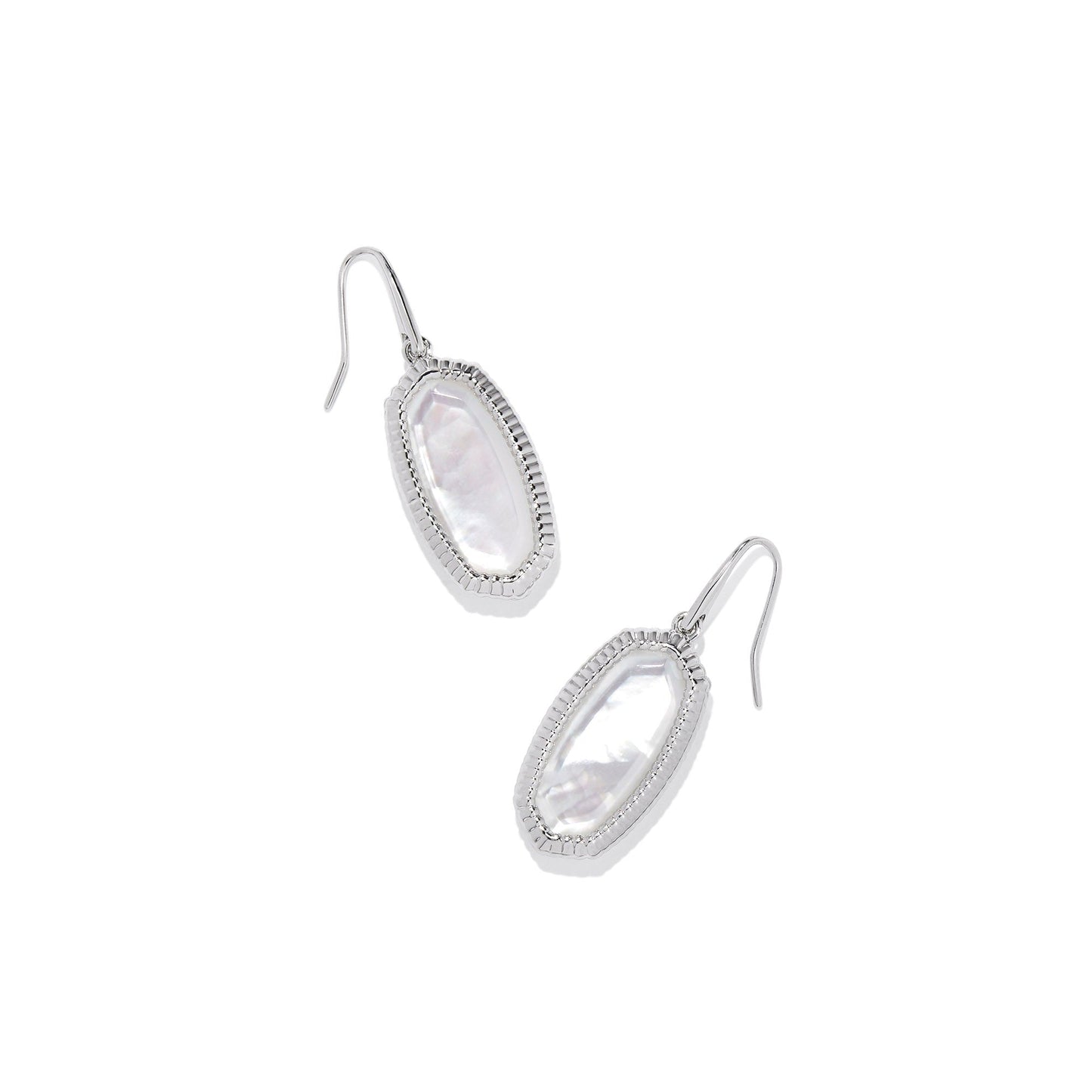 Dani Ridge Frame Drop Earrings